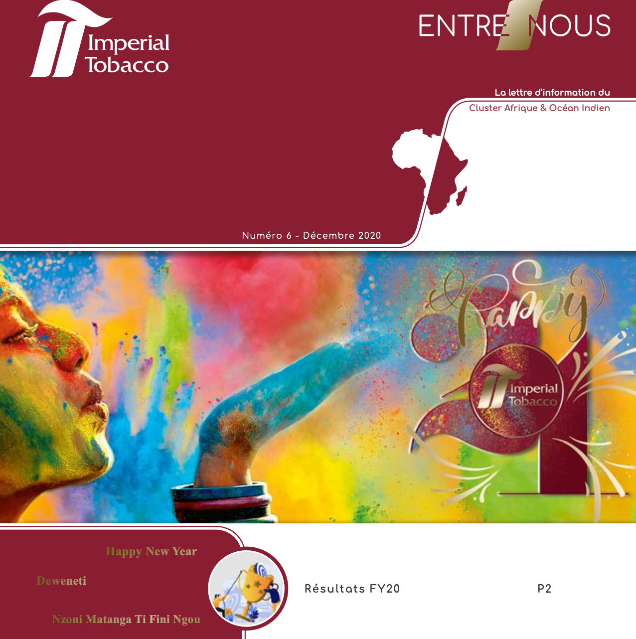 Newsletter Print & Digital — Imperial Tobacco Limited France — 1